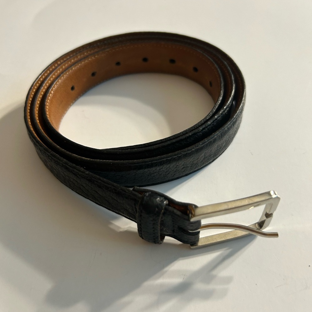 TRAFALGAR HANDCRAFTED US TOBAGO CROATIAN VALLEY YUGOSLAVIA MENS BLACK BELT 34